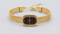 Oval Link Gold Mesh Timepiece